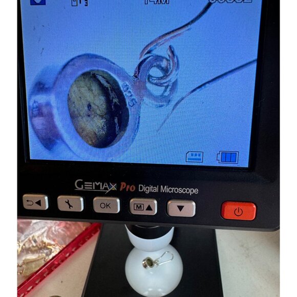 Brand New Sterling Silver 925 Drop Dangle Earrings with Round Labradorite Stone - Picture 7 of 7